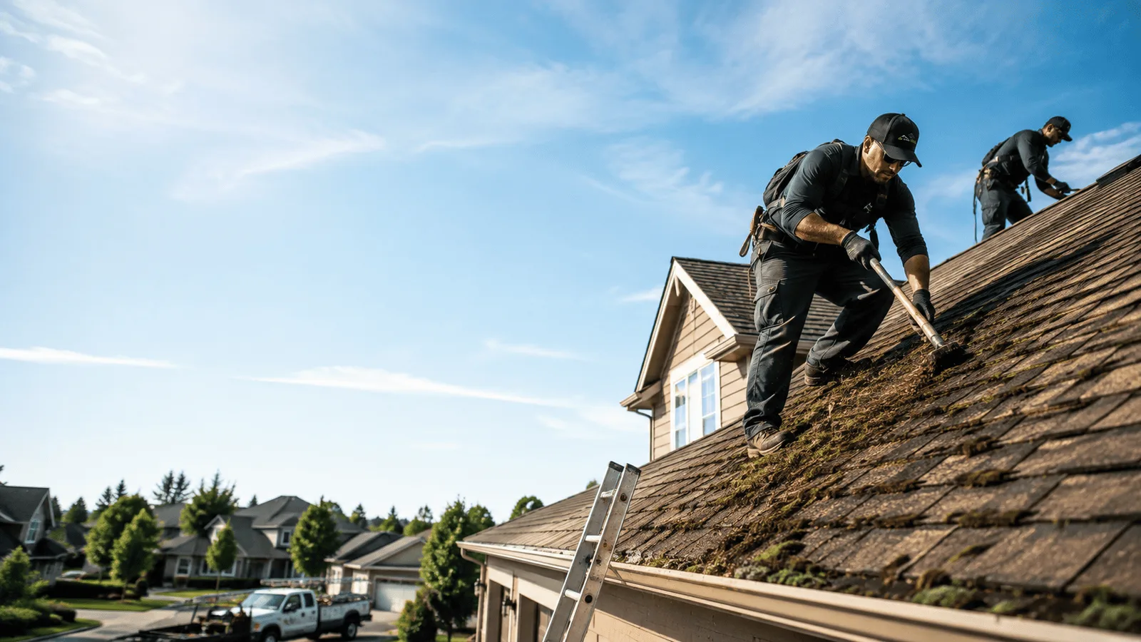 Roof Moss Removal in Bonner Springs, KS near me